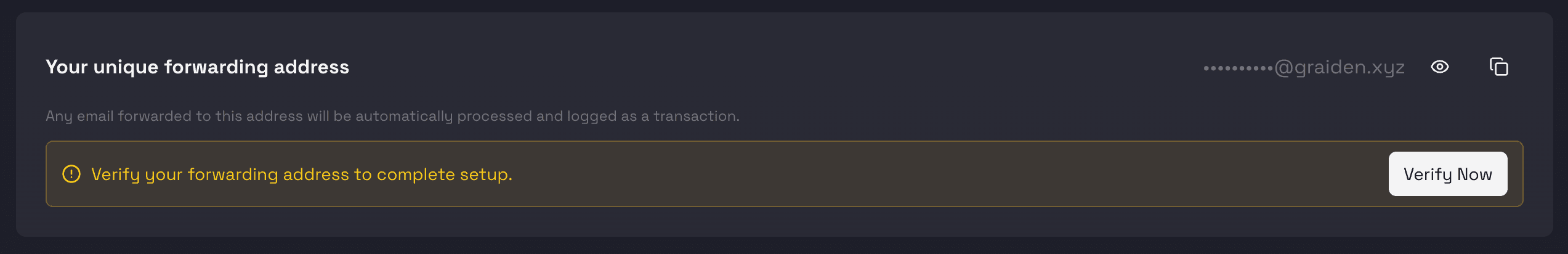 Verfication Screenshot from Graiden Profile page